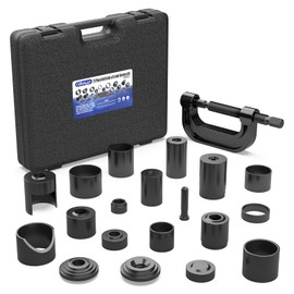 CARVALAX 21-Piece Ball Joint Press Kit, Ball Joint Removal Tool Kit w/Universal Adapters and Sockets for Most 2WD/4WD Cars, Trucks and SUVs