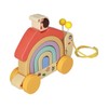 Beech Wooden Baby Pull Along Toy WalkALong Snails Toddler for