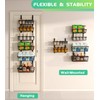 Mefirt 12 Inch Wide Narrow Over The Door Pantry Organizer,