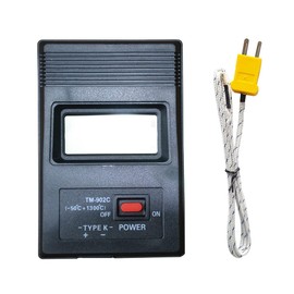 Mengshen Digitales Temperaturmessgerät (-50 Bis 1300 ° C), K-Typ Thermometer + 2 Sonden, TH07