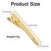 Koprek 5.9cm Gold Tie Clip for Men 2.32" Metal Business
