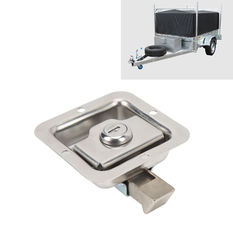 Tool Box Handle Latch with 2 Keys 304 Stainless Steel