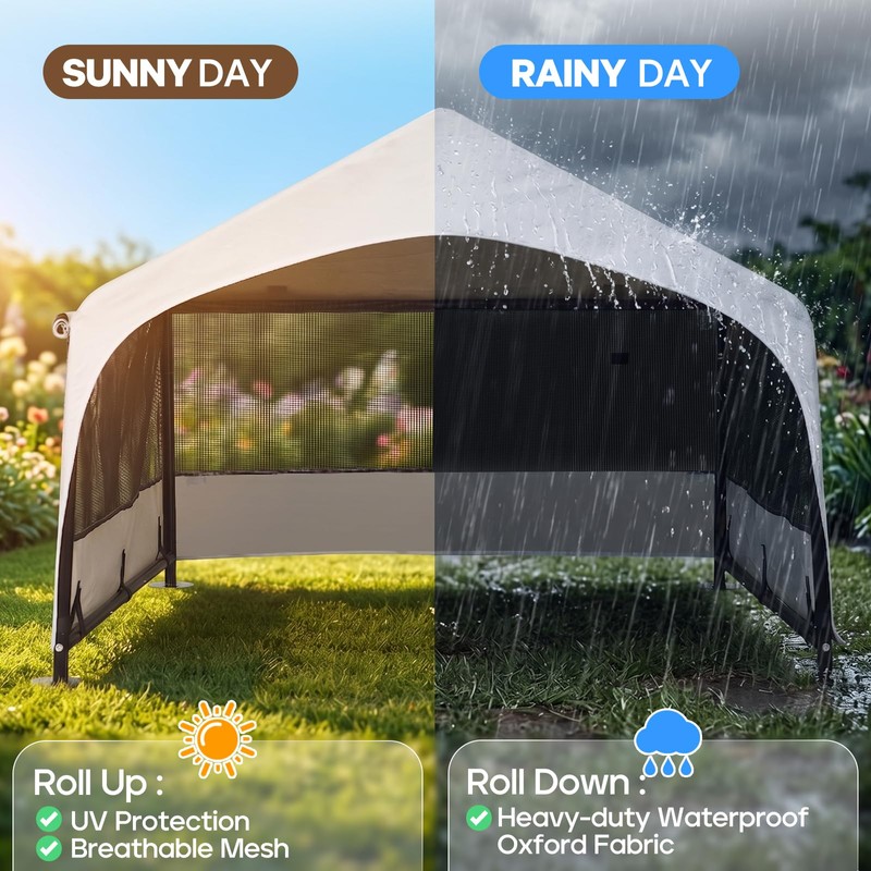 Petizer Extra Large Dog Tent Outdoor with UV Protection, Breathable
