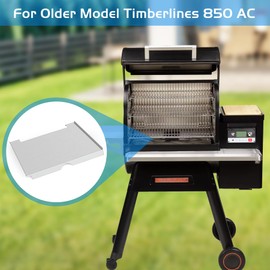 Unidanho Drip Tray for Traeger Timberline 850 AC Heat Baffle Diffuser Plate Older Model Pellet Grill Flame Broiler Grease Drip Pan KIT0215 Replacement Parts BCA934 Smoker BBQ Accessory