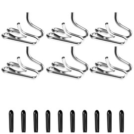 YBEATY 6 PCS Dog Collar Extra Links Designed for Training Collars Designed with Protective Cover Steel Chrome Plated Silver Stainless Steel Collar for Small Medium Large Dogs Training