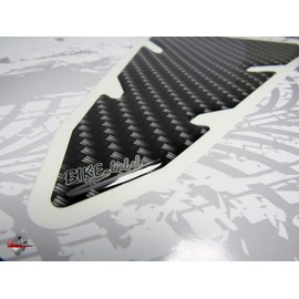 BIKE-label 503020 Tank Pad Motorcycle Protection Sticker Carbon Look Black Print
