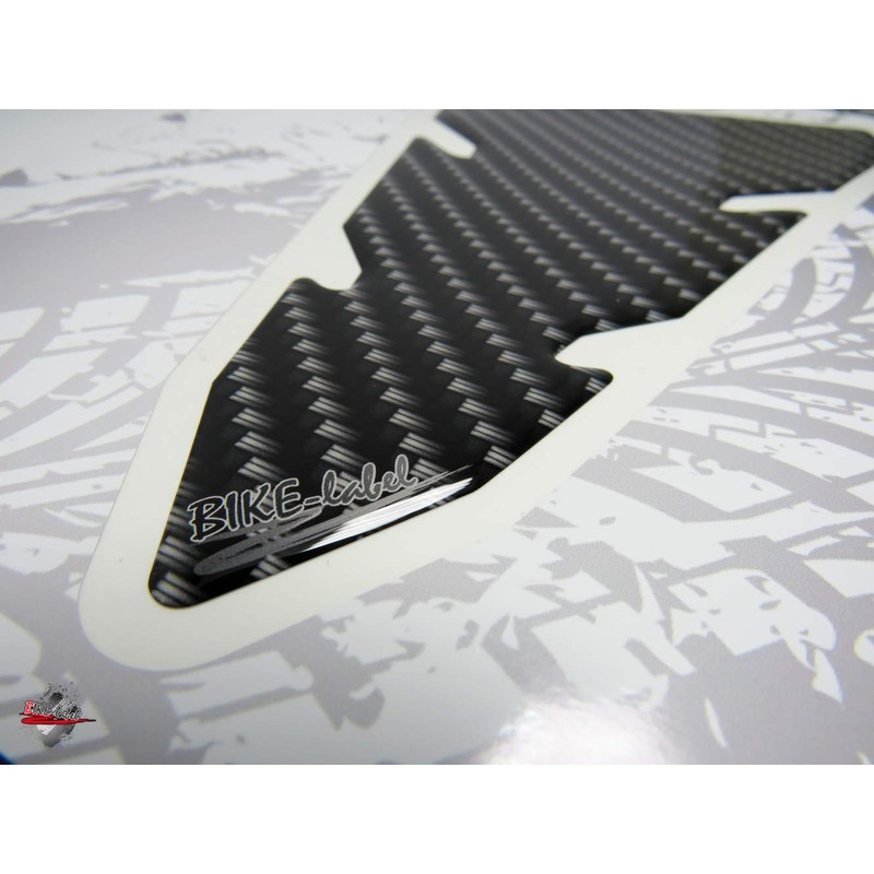 BIKE-label 503020 Tank Pad Motorcycle Protection Sticker Carbon Look Black
