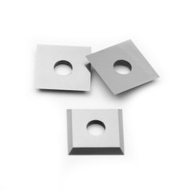 CDBP Square Indexable Cutting Plate 12 x 12 x 1.5 mm, Taper Cutting Inserts / Reversible Blade HM, Pack of 10