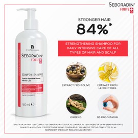 Seboradin Forte Hair Shampoo for Men and Women for Hair Loss | Shampoo Hair Treatment for Strong Thick Hair | Hair Care Shampoo for Accelerating Hair Growth | Against Hair Loss Women and Men 400 ml