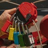 BOZZYS Lockout Tagout Locks 12-Pack｜OSHA White Loto Locks Keyed Alike｜12
