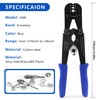 Knoweasy 2-in-1 Wire Rope Crimping and Cutting Tool, for 1/16-Inch