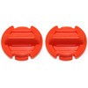 Orange Floor Drain Plug Plugs (4 Pack) for Polaris RZR