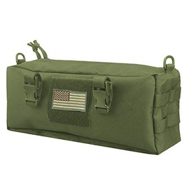 AMYIPO Tactical Pouch Multi-Purpose Large Capacity Increment Pouch Short Trips Bag (Green (1 PCS))