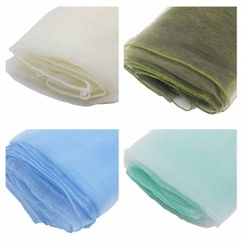 SHTGOI Organza Fabric as Decorative Fabric, Tulle Fabric, Sold by the Metre, Table Runner, Chair Sashes, Wedding Arch, Drape Fabric, Photo Background Curtain for Wedding, Party, Gifts, Decoration,