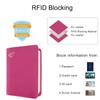 WALNEW Passport Holder Cover Wallet, RFID Blocking Leather Travel Document