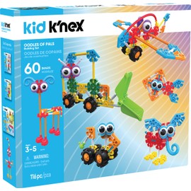 KID K’NEX – Oodles of Pals Building Set – 116 Pieces – Ages 3 and Up Preschool Educational Toy ()