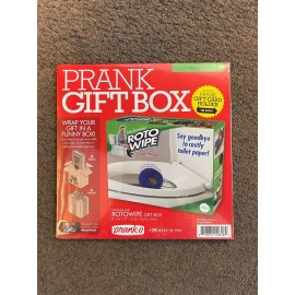 PRANK-O FUNNY JOKE PRANK GAG GIFT GIFT BOX 8"x6"x2" - ROTOWIPE