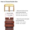WOCCI 16mm Replacement Buckle for Watch Band, Large Pin Hole