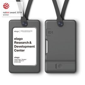 elago iD1 USB ID Card Holder (reddot Design Award Winner 2014) - Dark Grey (USB Flash Drive Not Included)