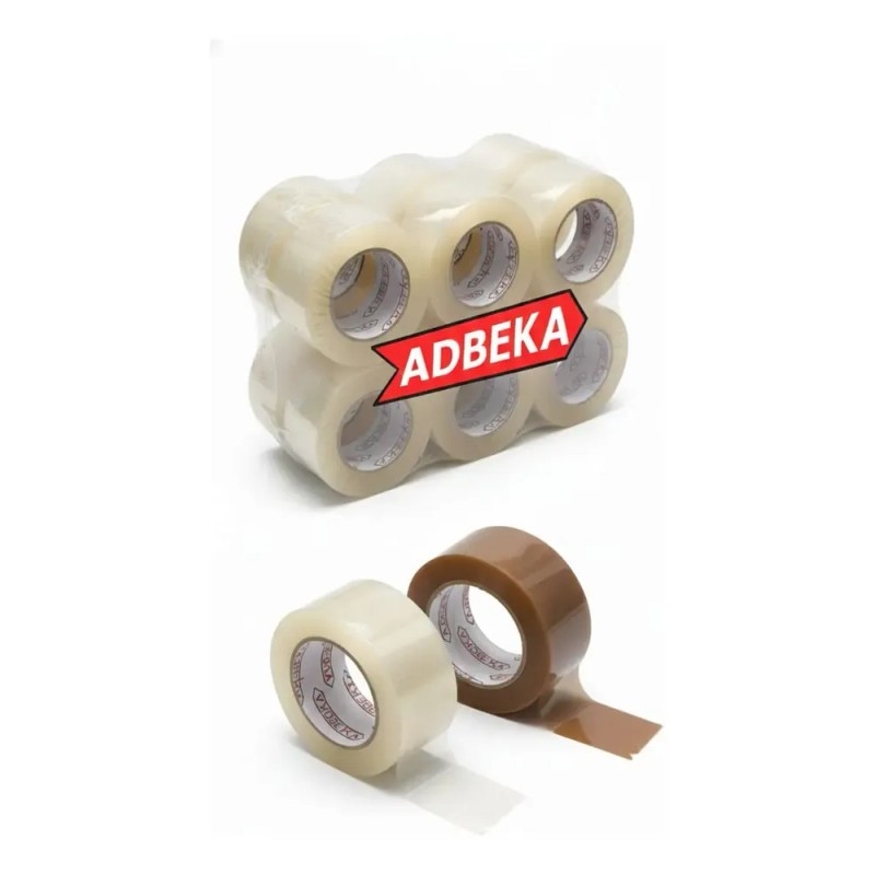 Cinta Adhesiva Acrílica Transparente Adbeka 48x150mm 36u