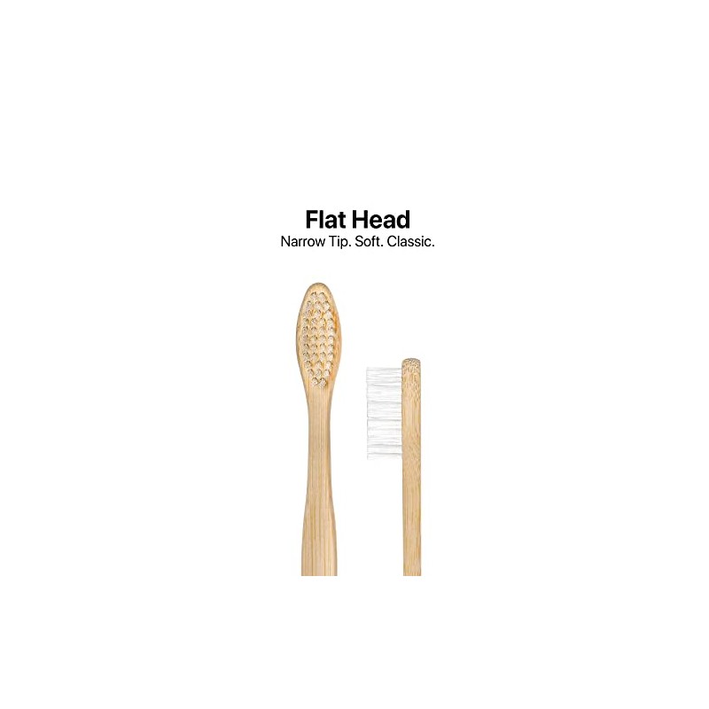 Sea Turtle Plant-Based Bristles, Bamboo Toothbrushes, Soft Natural Toothbrush for