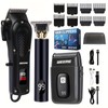 3-Piece Professional Blonde Hair Clipper & Trimmer Kit for Men