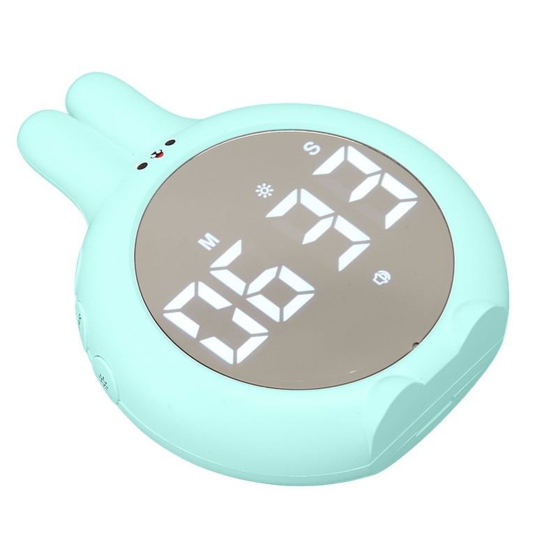 Kids Timer Night Light Cute Cartoon Rabbit Digital Countdown Timer