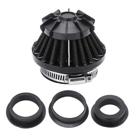 Fydun 4 in 1 Motorcycle Air Filter 35 mm 42 mm 48 mm 50 mm Air Intake Filter for Pit Bike Mini Bike Sport Utility Vehicle (Black)