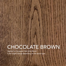 Natura Onecoat Wood Stain Oil - Sample - 25 ml, Chocolate Brown – Natural Wood Finish for Interior Furniture & Floor - Linseed Wood Oil - Environmentally Friendly - Hard Wax Oil for Color Sampling