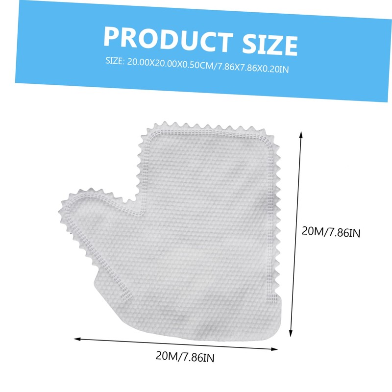 TOVINANNA 20pcs Microfibre Dust Cleaning Gloves Non-woven Mitts for Dusting