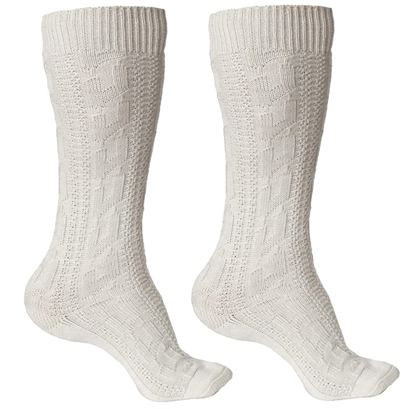 German Wear, short costume socks, braid pattern, socks, 44 cm