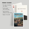 Moses Lake, Washington, Painterly, Quail (52 Playing Cards, Poker Size