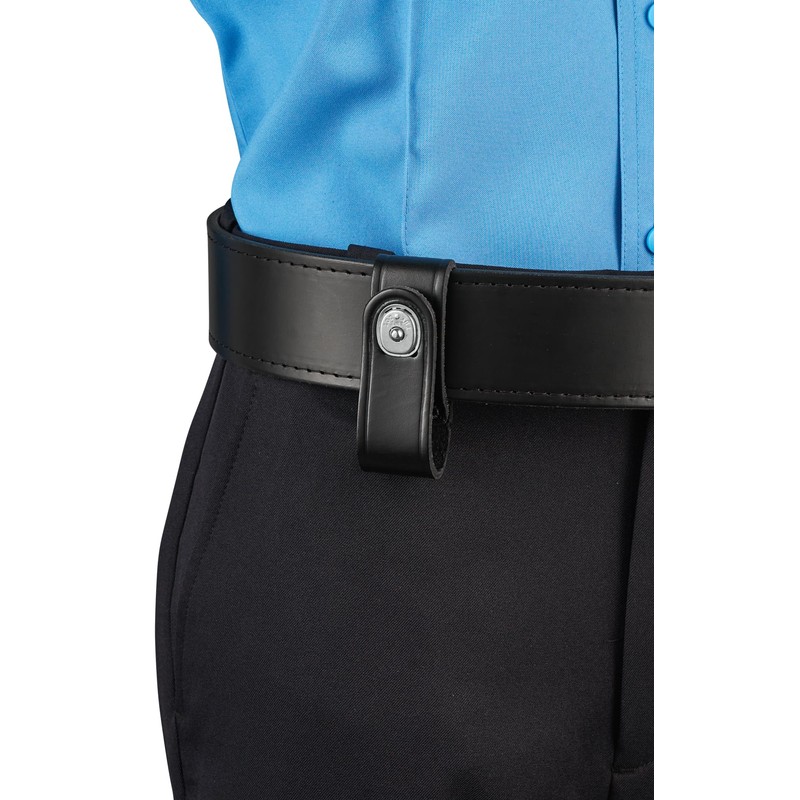 JAY-PEE Tactical Leather Handcuff Strap Holder with Chrome Safety Snap