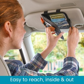 High Road Car Visor Organizer and Registration and Insurance Card Holder with Clear Document Pockets and 3 Card Holders - Vehicle Document Holder for Cars, Trucks and SUVs