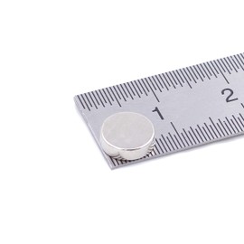 Brudazon 10 Mini Disc Magnets 7 x 2 mm N52 Strongest Level Neodymium Magnets Ultra Strong Power Magnet for Model Making, Photo, Whiteboard, Notice Board, Fridge, Crafts, Magnetic Disc Extra Strong