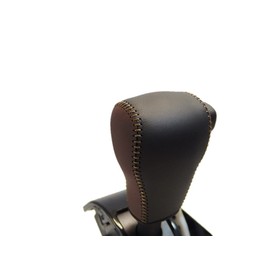 Tricolor EX Cast Wake Move Tanto Stella Palm Red Brown and Black Leather x Cafe S 3D-19 DIY Shift Knob Genuine Leather Replacement Kit 1BK3D19D1B1F