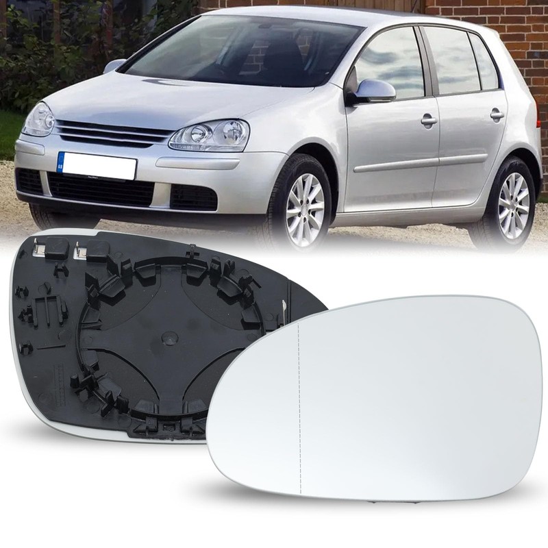 Spiegelglas Ersatzspiegel Für VW Golf 5 2003-2009 (Linke Fahrerseite)