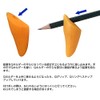 Rubber Q Q Holder Holding Aid Orange Pack of 2