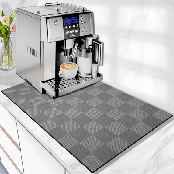 XAVQUY Coffee Mat Super Absorbent Coffee Bar Mat Hide Stain