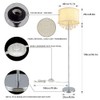 DLLT Crystal Living Room LED Floor Lamp-Bedroom Standing Lights, Elegant