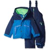 Carter's Boys' Little Heavyweight 2-Piece Skisuit Snowsuit, house blue/current navy,
