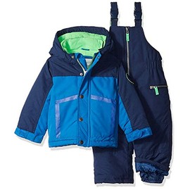 Carter's Boys' Little Heavyweight 2-Piece Skisuit Snowsuit, house blue/current navy, 7