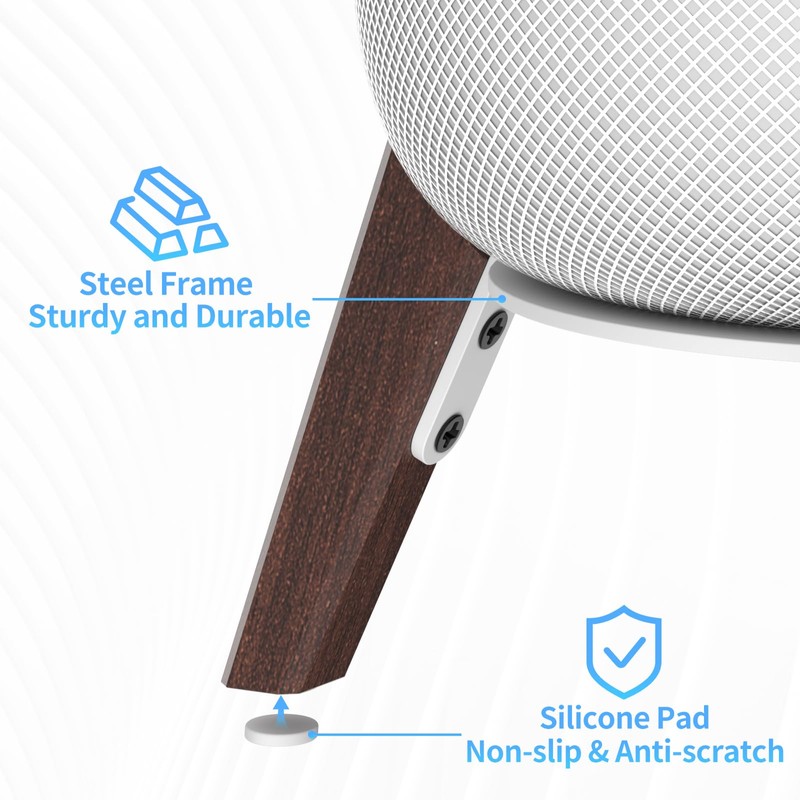 Yibracki Wood Table Stand for HomePod 1 and Homepod 2