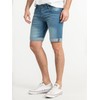 Rock Creek Men's Stretch Jeans Shorts H-374, blue