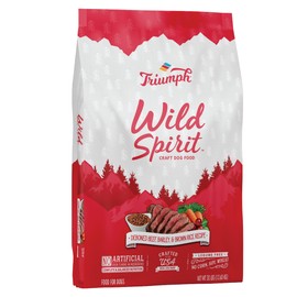 Triumph Wild Spirit Beef, Barley & Brown Rice Recipe Dry Dog Food, 30 LB
