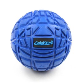 GolgiStim Large Trigger Point Massage Ball - 4.75 Inch Hard Rubber Therapy Ball for Myofascial Massage - Deep Tissue Massager for Myofascial Release (Also for Exercise and Pressure Point Recovery)