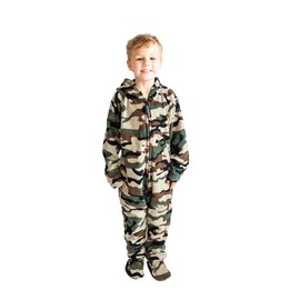 Forever Lazy Kids Onesie - Green Camo - XL