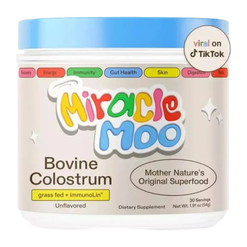 2pc Colostrum Supplement Gut Health Hair Growth Miracle Moo