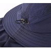 Connectile Outdoor Unisex UPF 50+ Wide Brim Safari Hat Summer