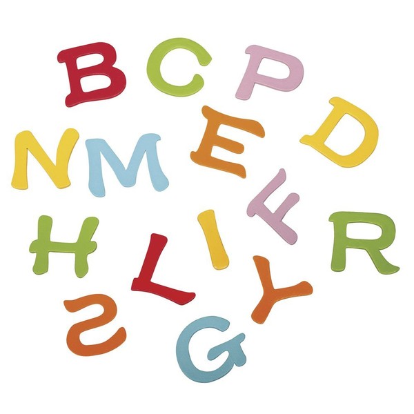RAYHER 56453999 Wooden Alphabet 2 – 2.5 cm Assorted Colours